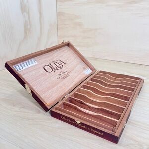 Oliva Maduro Especial Empty Wooden Cigar Box for Storage 2013